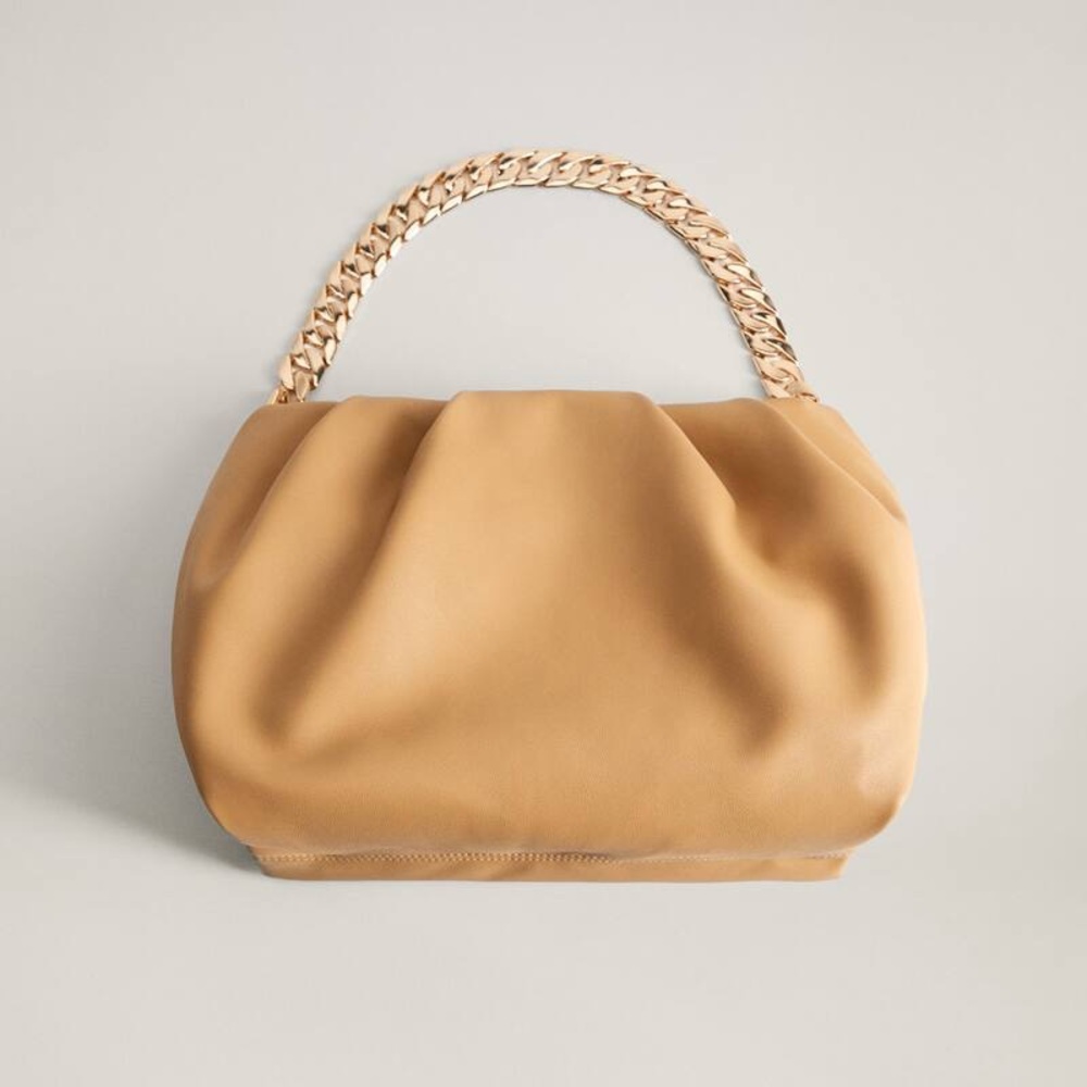 Mango gold chain pouch purse